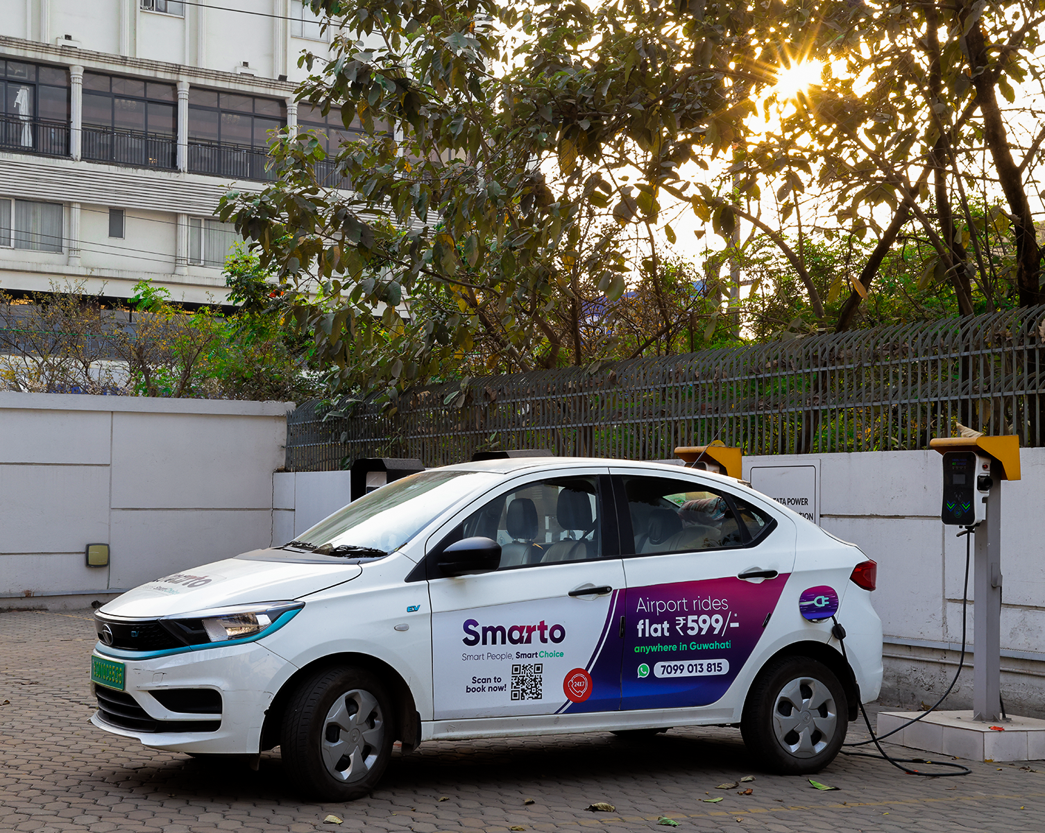 Charging partner of smarto cab